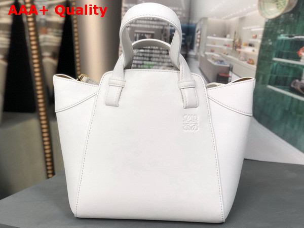 Loewe Hammock Nugget Bag in Soft White Nappa Calfskin Replica