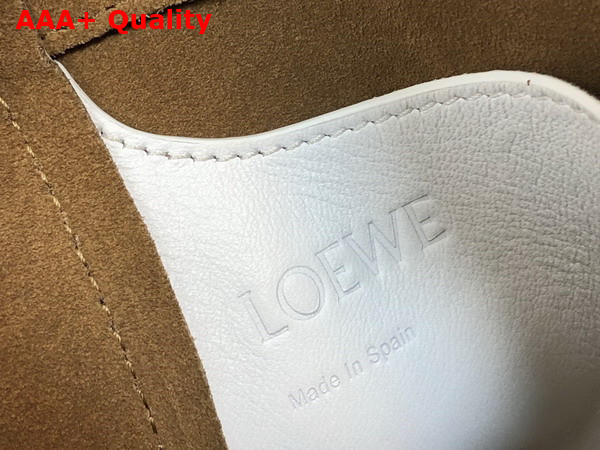 Loewe Hammock Nugget Bag in Soft White Nappa Calfskin Replica