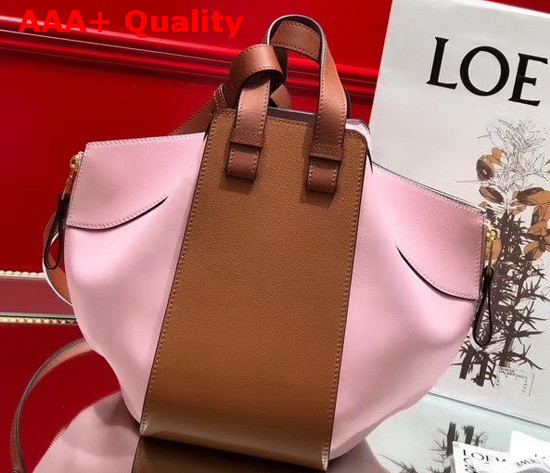 Loewe Hammock Small Bag Tan Medium Pink Classic Calf Replica