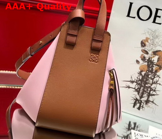 Loewe Hammock Small Bag Tan Medium Pink Classic Calf Replica