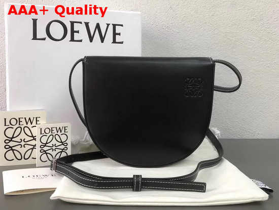 Loewe Heel Mini Bag Black Smooth Calf Leather Replica