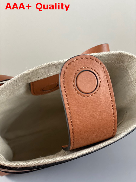 Loewe Ikebana Bag in Tan Calfskin Replica