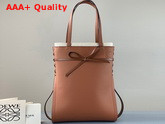 Loewe Ikebana Tote Bag in Tan Calfskin Replica