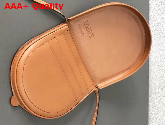 Loewe Large Heel Pouch Tan Smooth Calf Replica