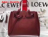 Loewe Lazo Mini Bag in Rouge Boxcalf Replica