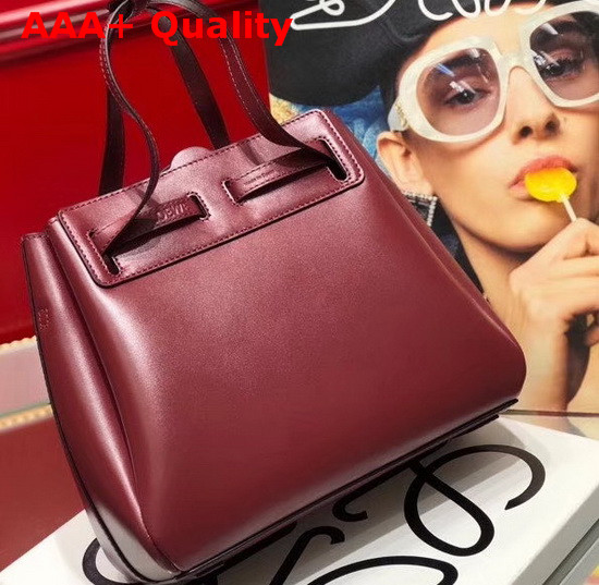 Loewe Lazo Mini Bag in Rouge Boxcalf Replica