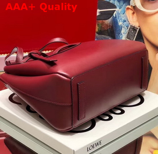 Loewe Lazo Mini Bag in Rouge Boxcalf Replica