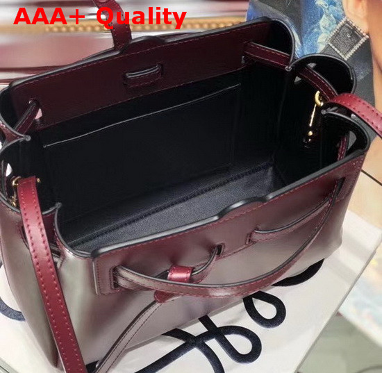 Loewe Lazo Mini Bag in Rouge Boxcalf Replica