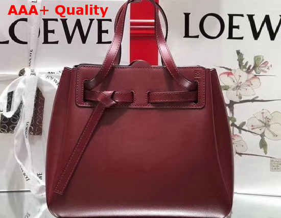 Loewe Lazo Mini Bag in Rouge Boxcalf Replica