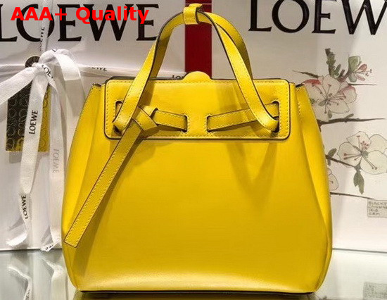 Loewe Lazo Mini Bag in Yellow Boxcalf Replica