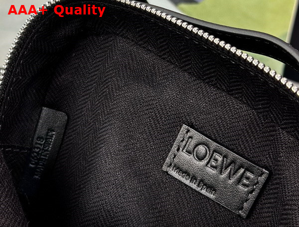 Loewe Mini Camera Crossbody Bag in Black Satin Calfskin Replica