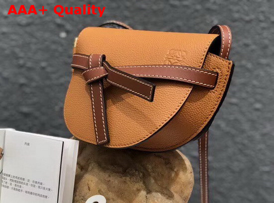 Loewe Mini Gate Bag Light Caramel Pecan Color Replica