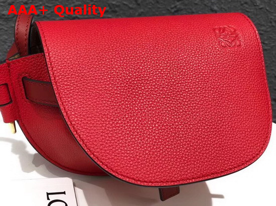 Loewe Mini Gate Bag Scarlet Red Burnt Red Replica