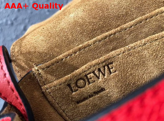 Loewe Mini Gate Bag Scarlet Red Burnt Red Replica