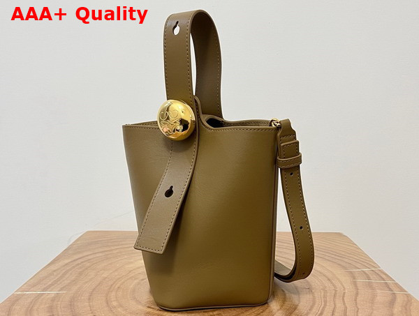 Loewe Mini Pebble Bucket Bag in Oak Mellow Calfskin Replica