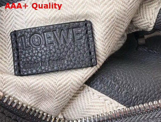 Loewe Small Puzzle Bag in Anthracite Soft Grained Calfskin Replica