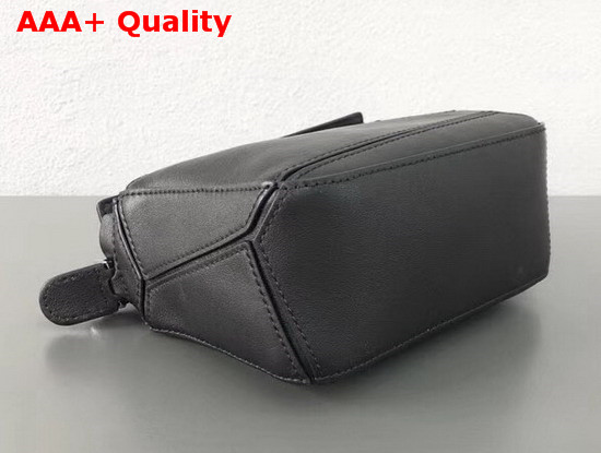 Loewe Mini Puzzle Bag in Black Classic Calf Leather Replica
