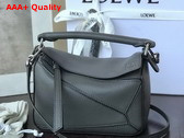 Loewe Mini Puzzle Bag in Soft Grained Calfskin Anthracite Replica