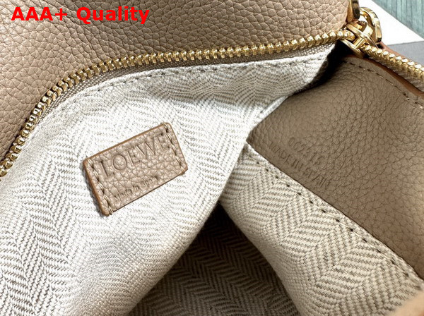 Loewe Mini Puzzle Bag in Soft Grained Calfskin Sand Replica