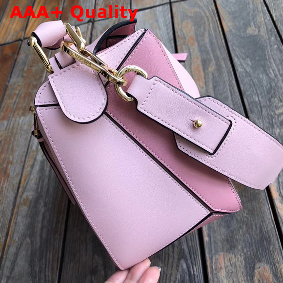 Loewe Puzzle Bag Light Pink Classic Calf Leather Replica