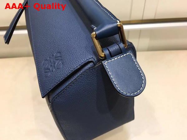 Loewe Puzzle Bag Navy Grained Calfskin Replica