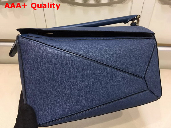 Loewe Puzzle Bag Navy Grained Calfskin Replica