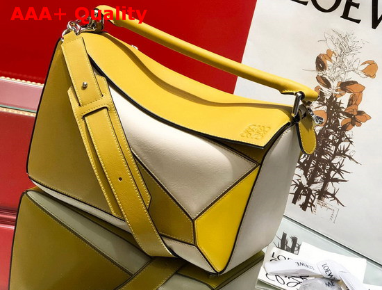 Loewe Puzzle Bag Ochre Yellow Classic Calf Replica