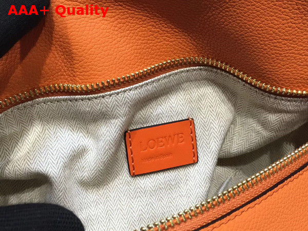 Loewe Puzzle Bag Orange Grained Calfskin Replica