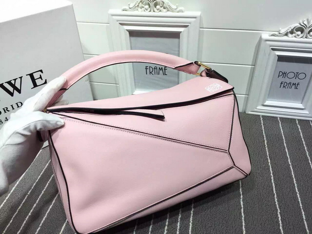 Loewe Puzzle Bag Pink Calf Leather for Sale