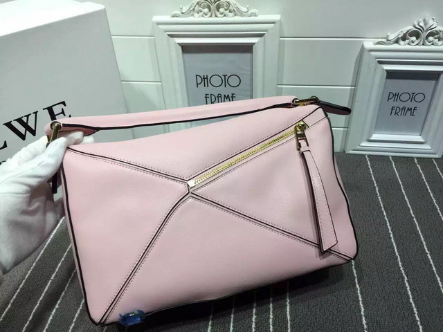 Loewe Puzzle Bag Pink Calf Leather for Sale