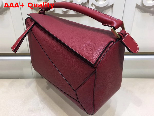 Loewe Puzzle Bag Red Grained Calfskin Replica