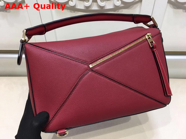 Loewe Puzzle Bag Red Grained Calfskin Replica