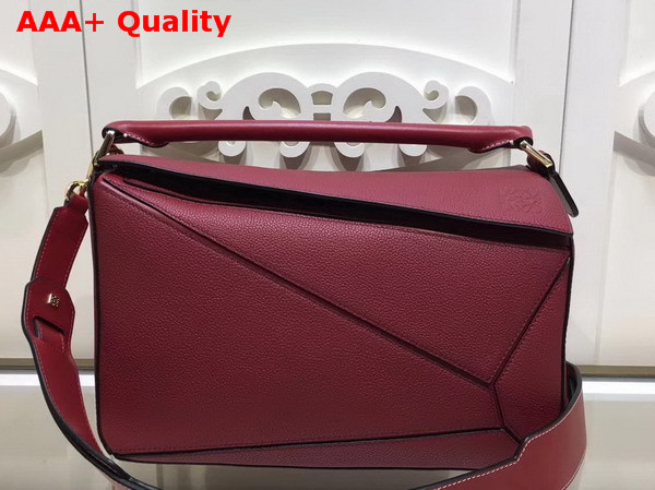 Loewe Puzzle Bag Red Grained Calfskin Replica