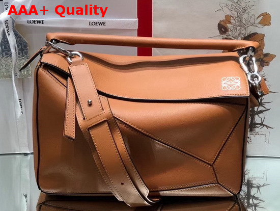 Loewe Puzzle Bag Tan Classic Calf Replica