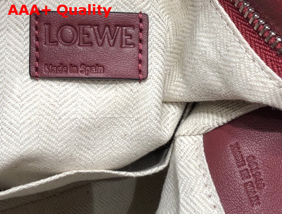 Loewe Puzzle Bag Wine Garnet Classic Calf Replica