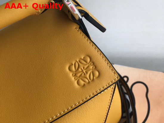 Loewe Puzzle Bag in Yellow Calfskin Replica