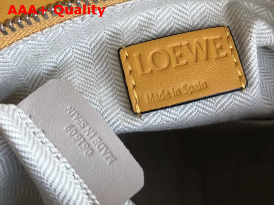 Loewe Puzzle Bag in Yellow Calfskin Replica