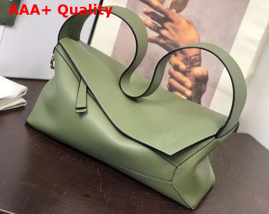 Loewe Puzzle Hobo Bag in Avocado Green Nappa Calfskin Replica