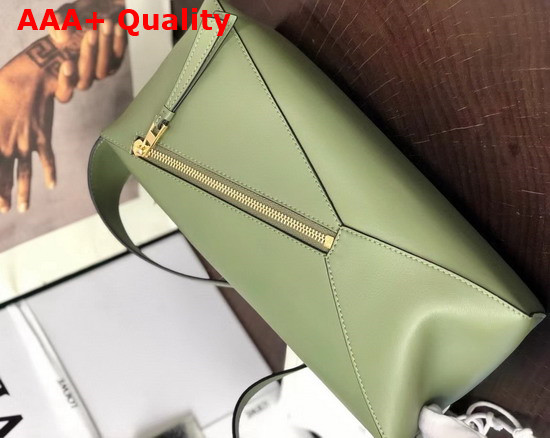 Loewe Puzzle Hobo Bag in Avocado Green Nappa Calfskin Replica