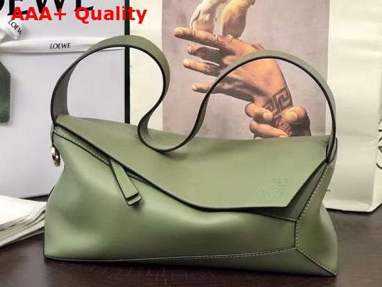 Loewe Puzzle Hobo Bag in Avocado Green Nappa Calfskin Replica