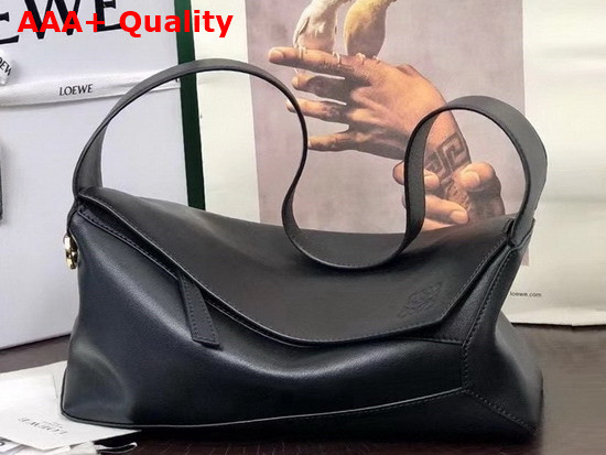 Loewe Puzzle Hobo Bag in Black Nappa Calfskin Replica