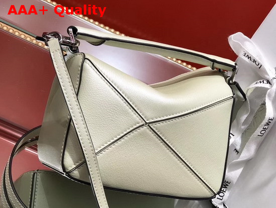 Loewe Puzzle Mini Bag Light Green Pearlized Calf Replica