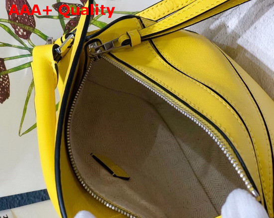 Loewe Puzzle Mini Bag Yellow Classic Calf Replica