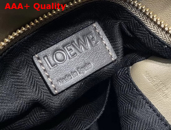 Loewe Puzzle Small Bag Grey and Khaki Classic Calf Replica