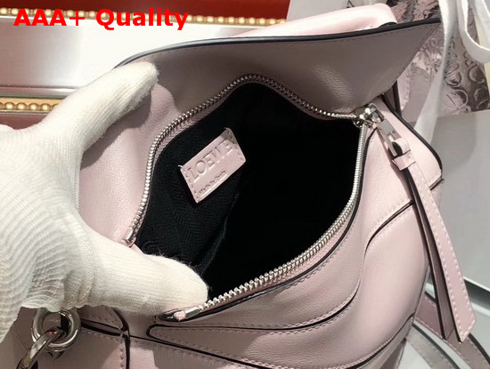 Loewe Puzzle Small Bag Icy Pink Pearlized Calf Replica