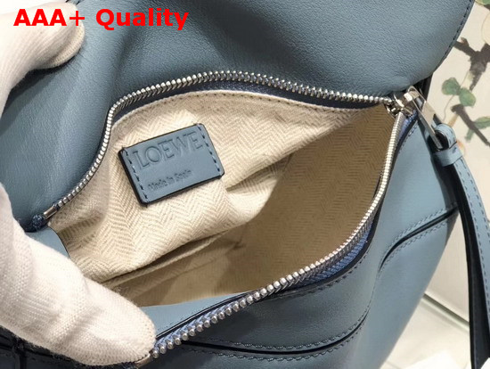 Loewe Puzzle Small Bag Light Blue Classic Calf Replica