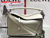 Loewe Puzzle Small Bag Light Green Pearlized Calf Replica