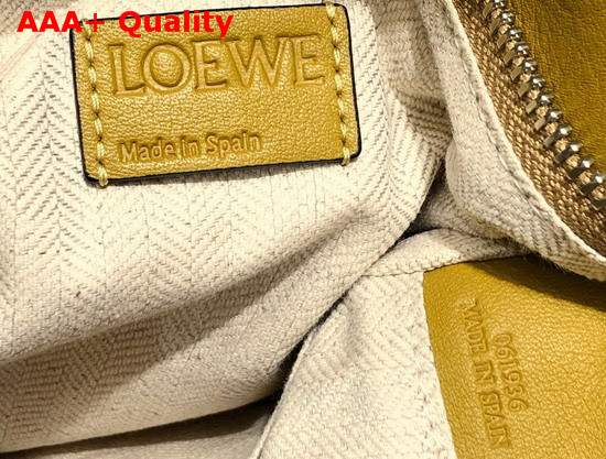 Loewe Puzzle Small Bag Ochre Yellow Classic Calf Replica