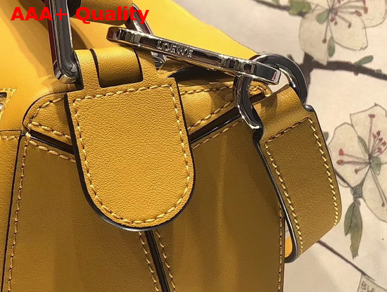 Loewe Puzzle Small Bag Yellow Classic Calf Replica