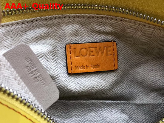 Loewe Puzzle Small Bag in Mandarin Yellow Classic Calf Replica